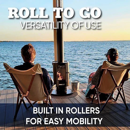 Even Embers Pellet-Fueled Patio Heater, 100 sq. ft., 70,000 BTU