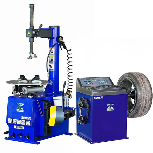Xinkong 1.5 HP Tire Changer & Wheel Balancer Machine Combo 580 690