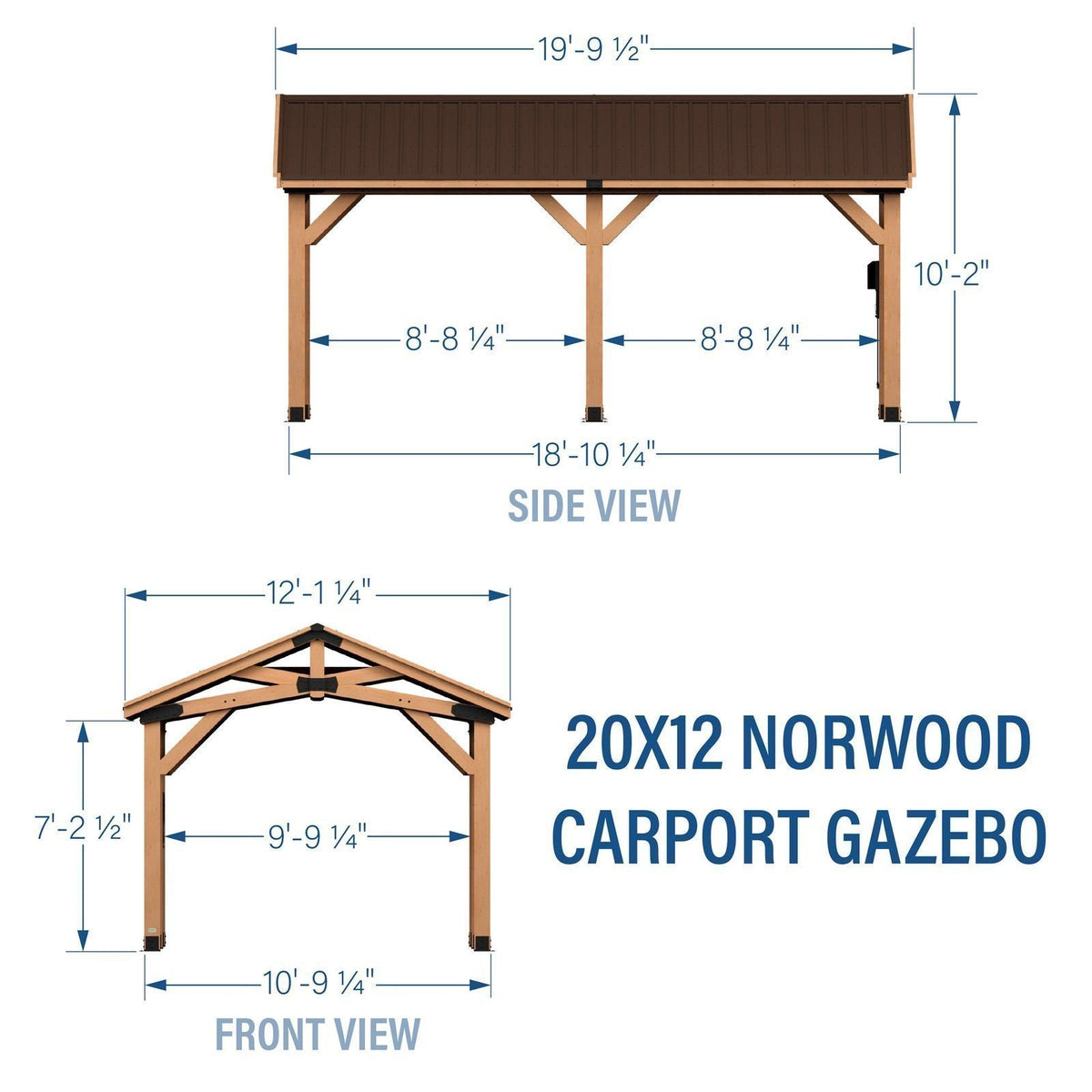Norwood Carport/Gazebo 20×12