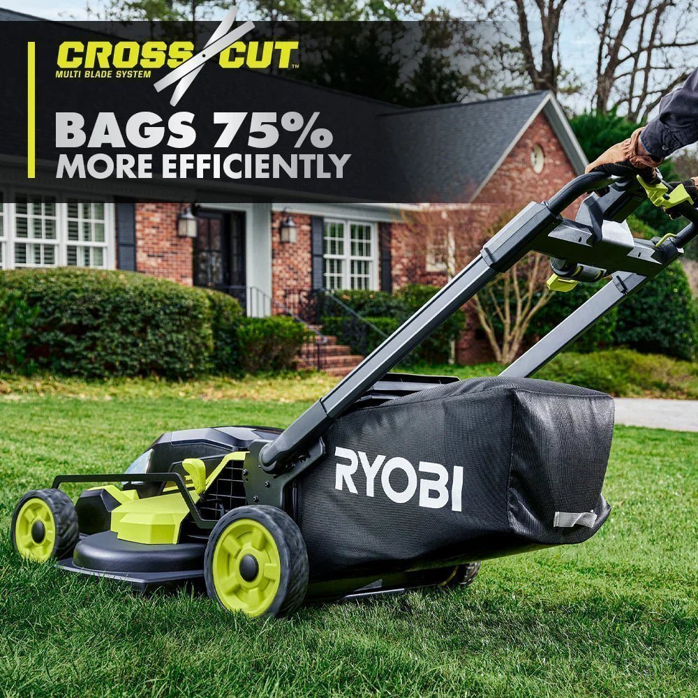 RYOBI 80v Hp brushless 30″ self-propelled dual-blade lawn mower kit