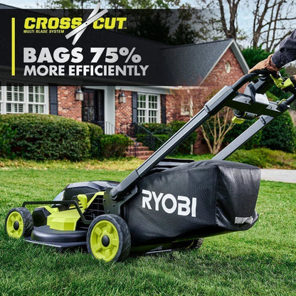 RYOBI 80v Hp brushless 30″ self-propelled dual-blade lawn mower kit