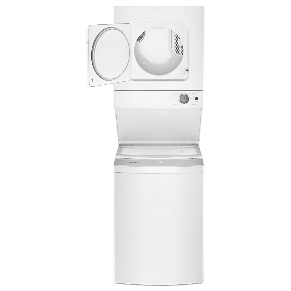 Whirlpool WET4024HW 24 inch White Electric Washer/Dryer Stacked Laundry Center