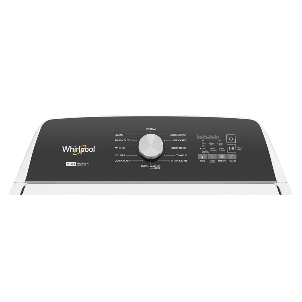 Whirlpool WTW5057LW 4.7 – 4.8 Cu. ft. Top Load Washer w/ Removable Agitator