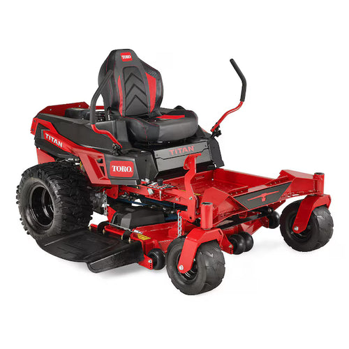 Toro Titan 48 in Zero Turn Riding Lawn Mower 23 HP Kawasaki V-Twin Engine 48 in Fabricated Steel Deck Gas Powered