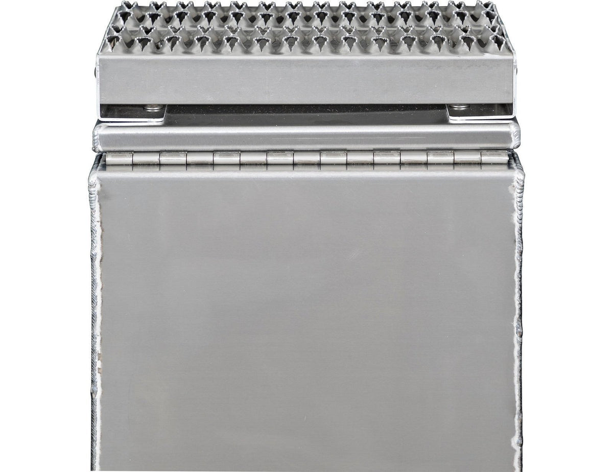 Buyers Products 28-in x 24-in x 19-in Smooth Aluminum Step Box Truck Tool Box 1705285
