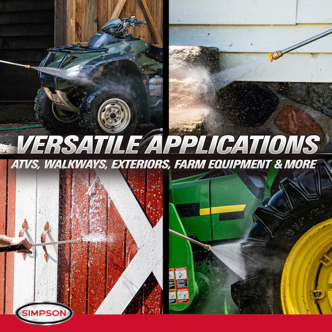 SIMPSON PowerShot 3600 PSI 2.5 GPM Commercial Gas Pressure Washer with Honda GX200 Engine & AAA Triplex Pump