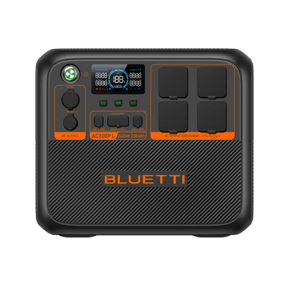BLUETTI AC200PL Portable Power Station 2400W 2304Wh LiFePO4 Solar Generator Expandable to 8448Wh Pure Sine Wave