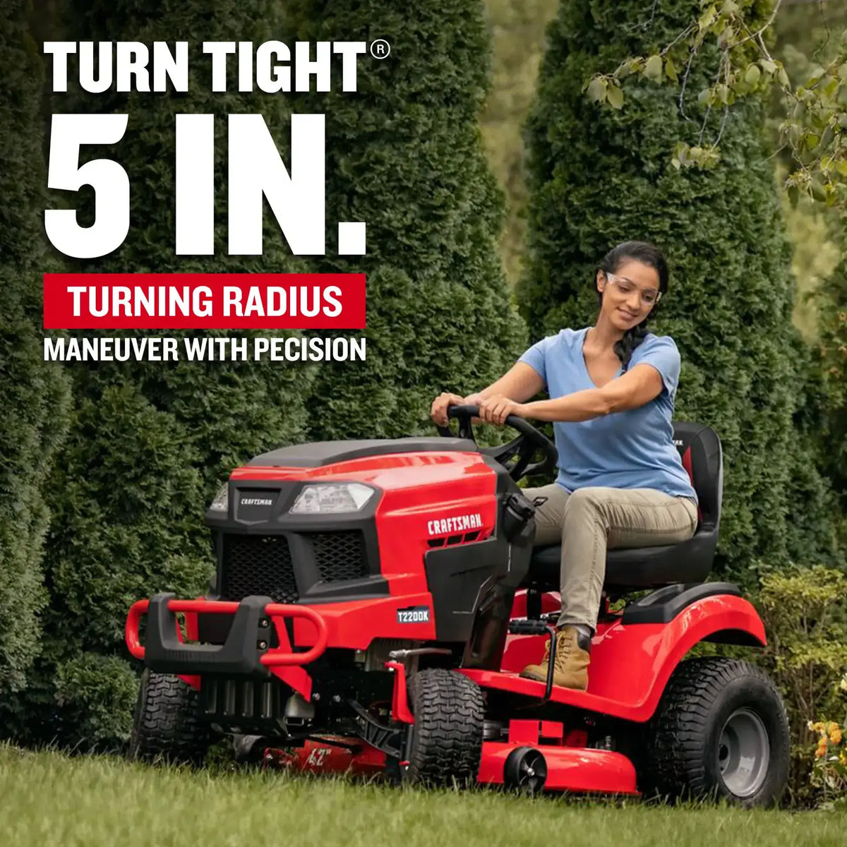 CRAFTSMAN 36″ Gas Riding Lawn Mower 11.5 HP Briggs & Stratton Engine 36″ Steel Deck 7-Speed Manual w/ Mulching Kit