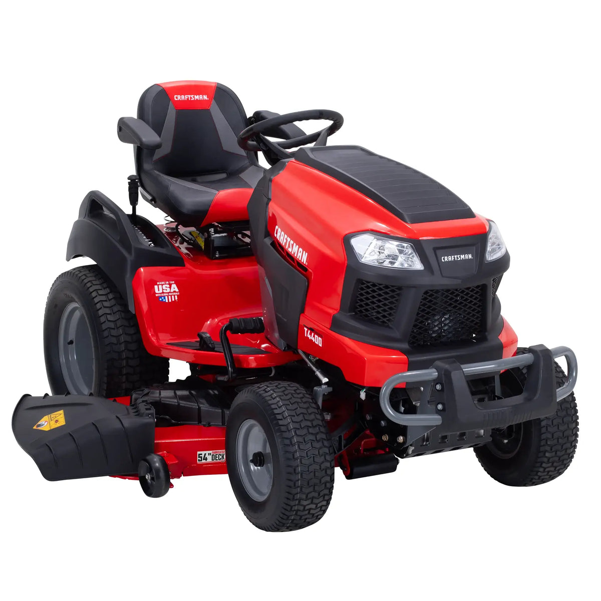 CRAFTSMAN 54″ Gas Garden Tractor 24 HP Kawasaki V-Twin Engine 54″ Fabricated Deck Tuff Torq K62 Differential Lock