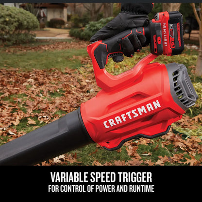 CRAFTSMAN V20 Brushless String Trimmer and Leaf Blower Combo Kit 4.0Ah Battery Charger Included
