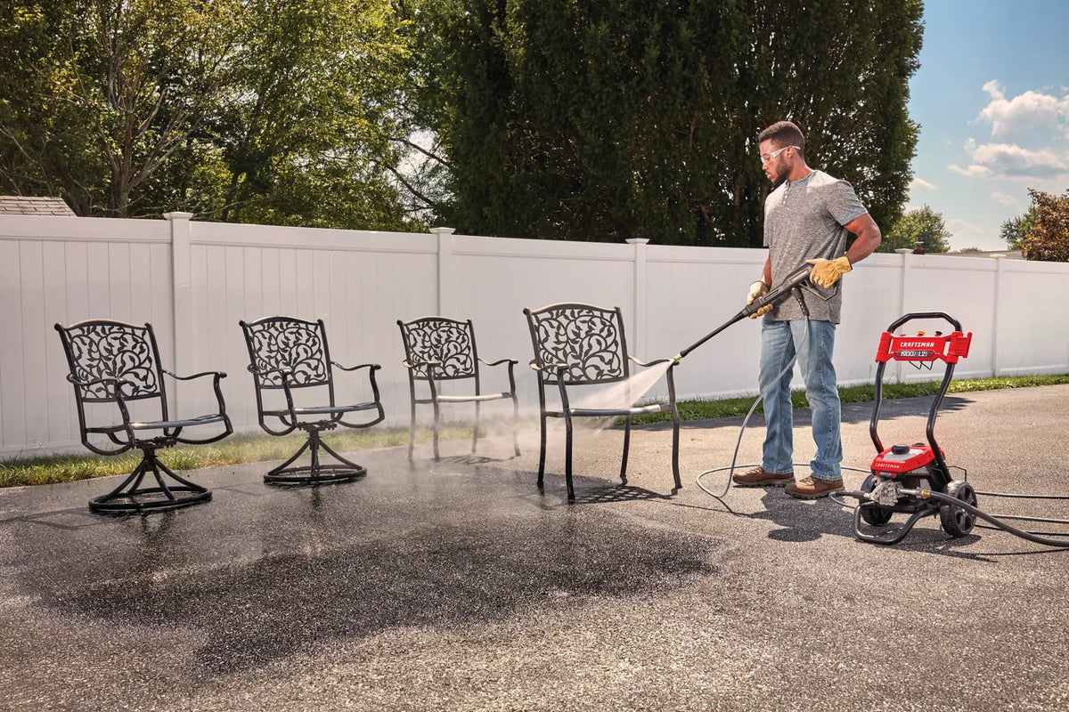 CRAFTSMAN 1900 PSI Electric Pressure Washer 1.2 GPM Corded Cold Water Power Washer with Turbo Nozzle