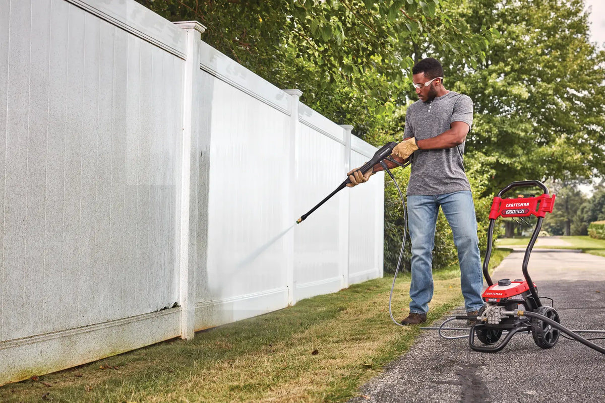 CRAFTSMAN 1900 PSI Electric Pressure Washer 1.2 GPM Corded Cold Water Power Washer with Turbo Nozzle
