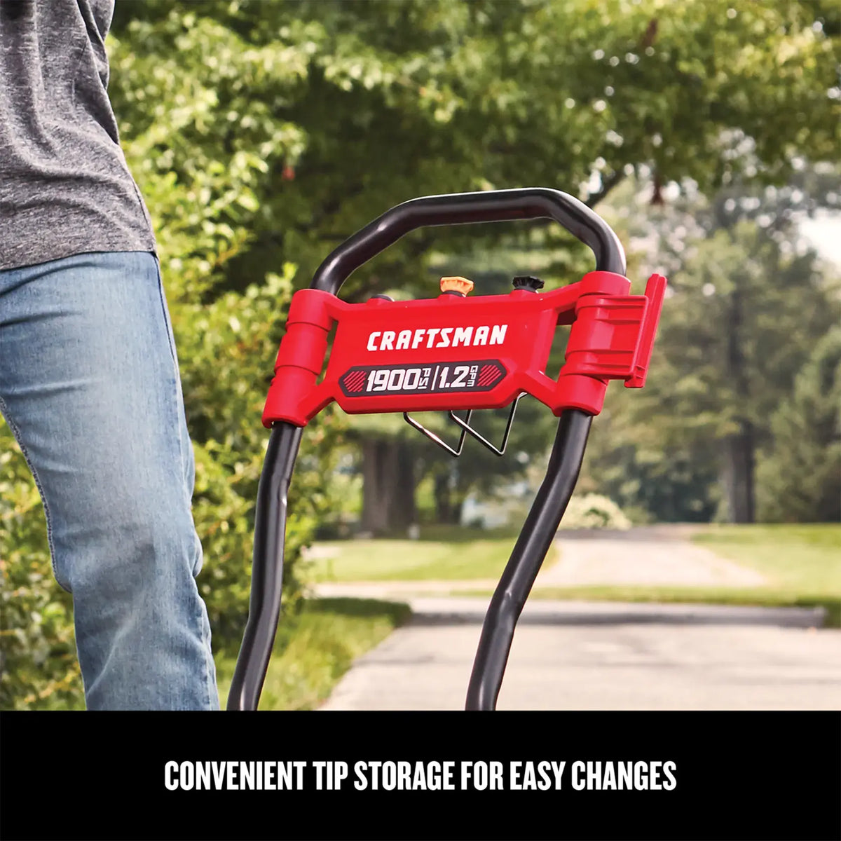 CRAFTSMAN 1900 PSI Electric Pressure Washer 1.2 GPM Corded Cold Water Power Washer with Turbo Nozzle