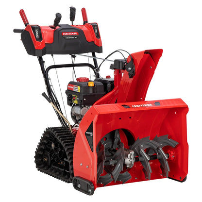 CRAFTSMAN Performance 26 Two Stage Gas Snow Blower 243cc Engine 26 Inch Track Drive Self Propelled