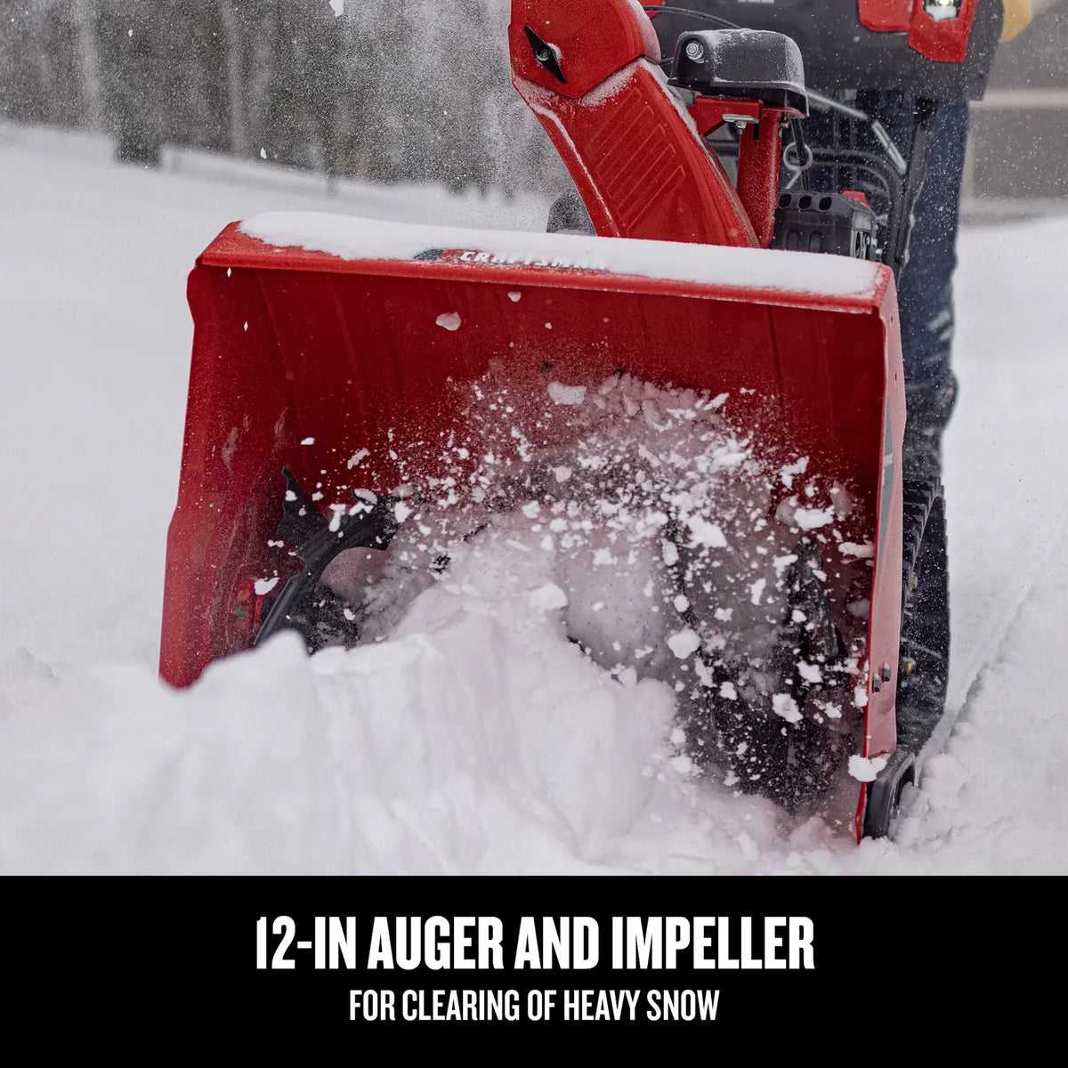 CRAFTSMAN Performance 26 Two Stage Gas Snow Blower 243cc Engine 26 Inch Track Drive Self Propelled