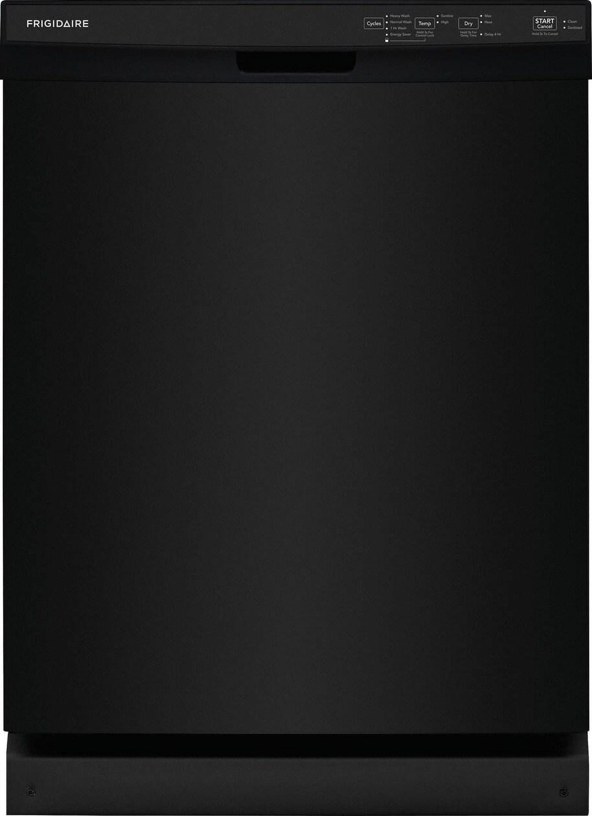 Frigidaire 24″ Built-In Dishwasher, Front Control, Black