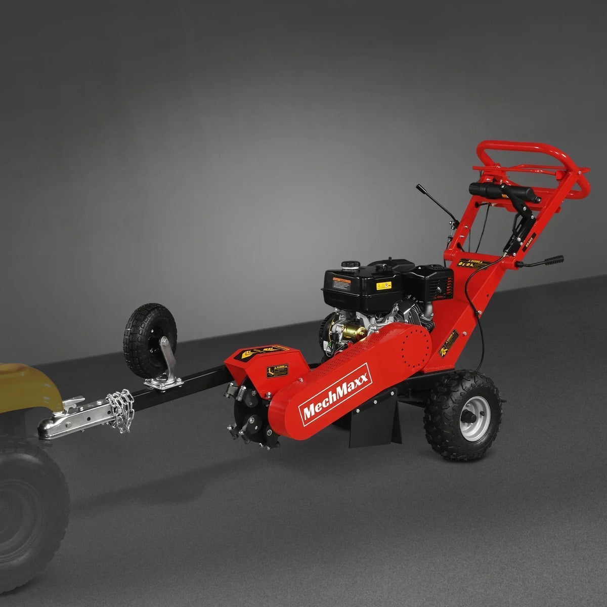 15 inch 15HP 420cc DUCAR E-Start Stump Grinder with Tow Bar, SG380