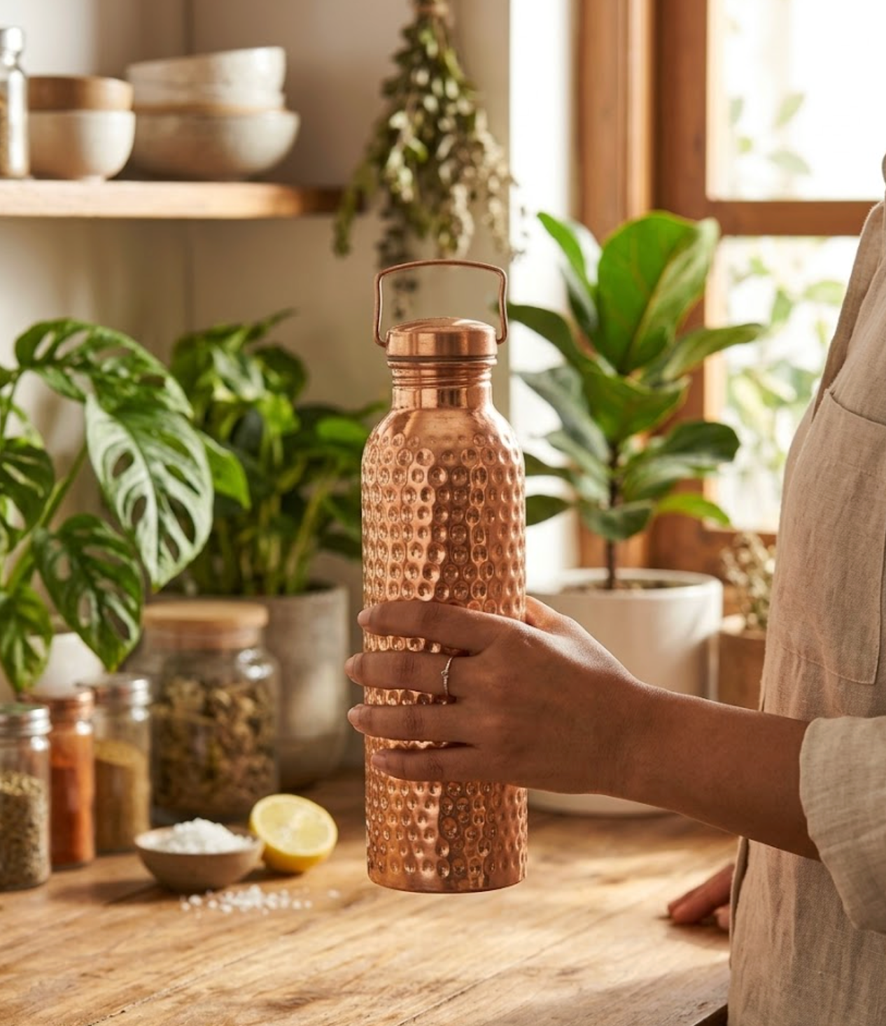 Lumiq® Wellness Copper Bottle