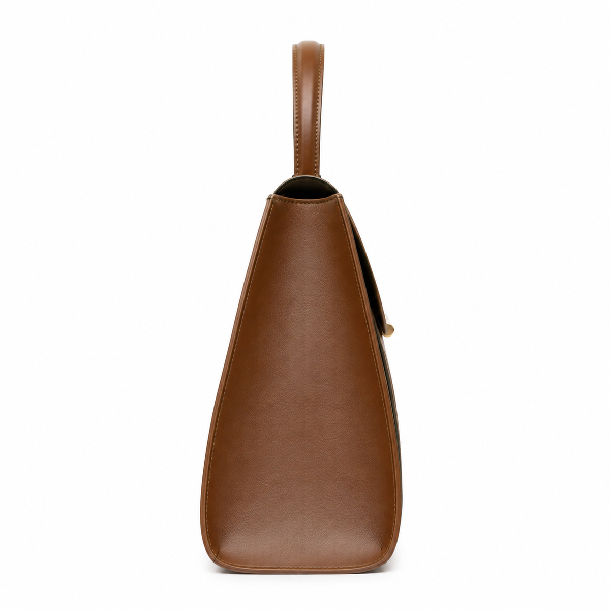 Arc-Flap Carryall Handbag