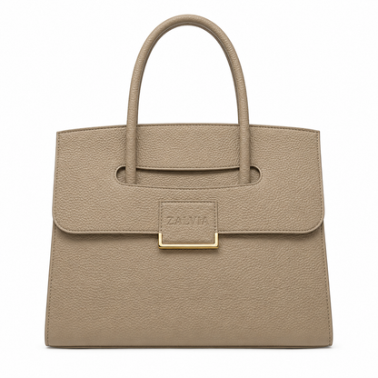 Structured Top Handle Handbag