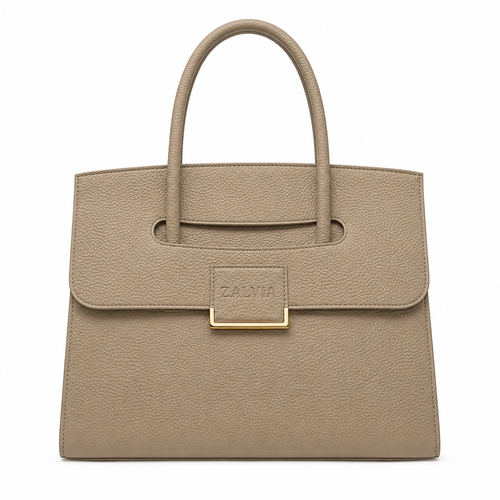 Structured Top Handle Handbag