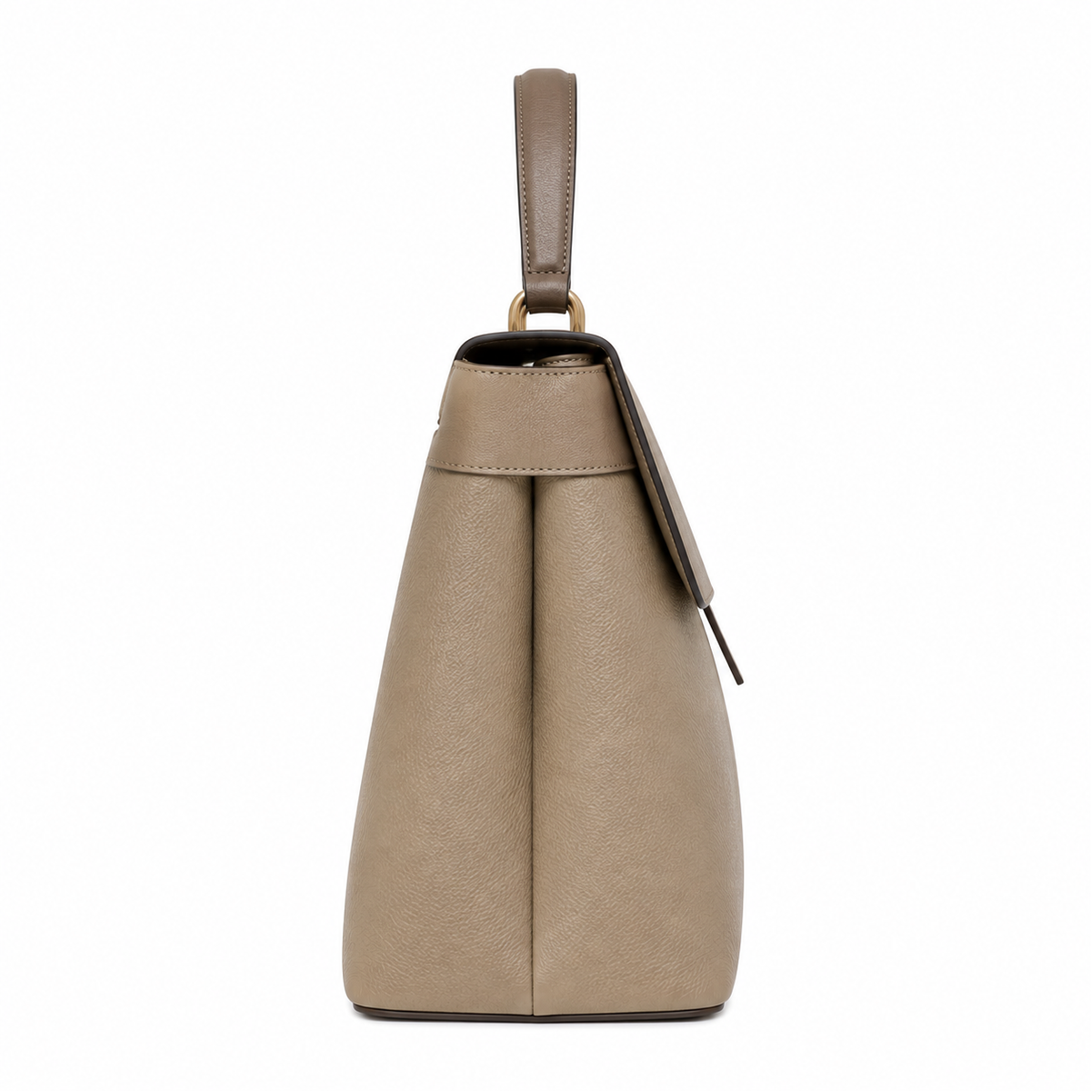 Zalvia Women’s Taupe and Brown Handbag