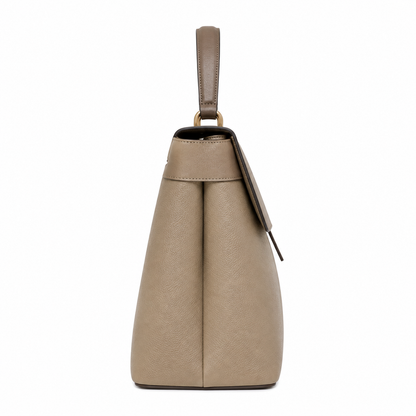 Zalvia Women’s Taupe and Brown Handbag