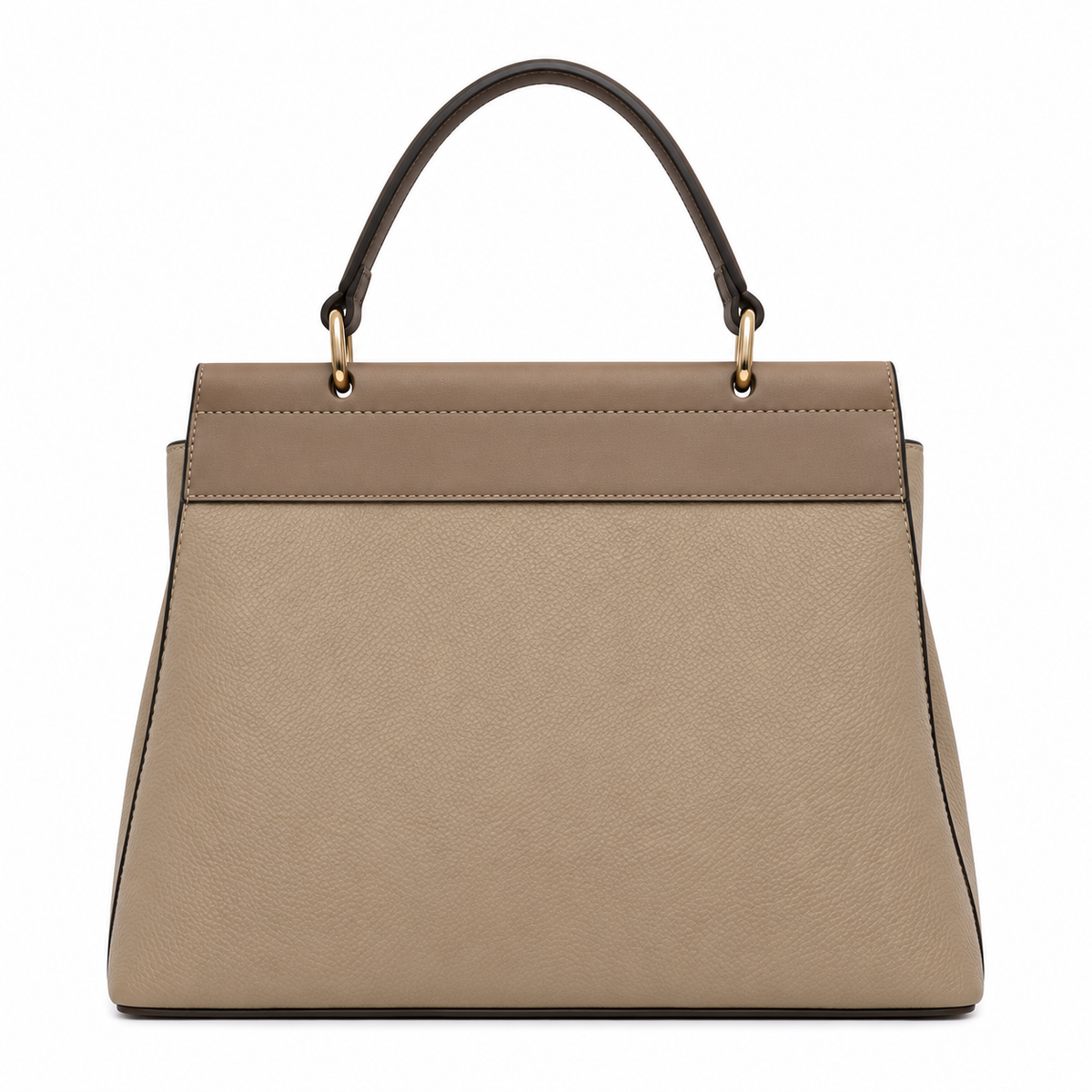 Zalvia Women’s Taupe and Brown Handbag