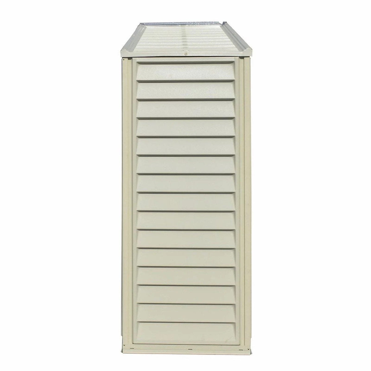 DuraMax 10.5ft x 2.75ft SidePro Vinyl Shed with Foundation Kit