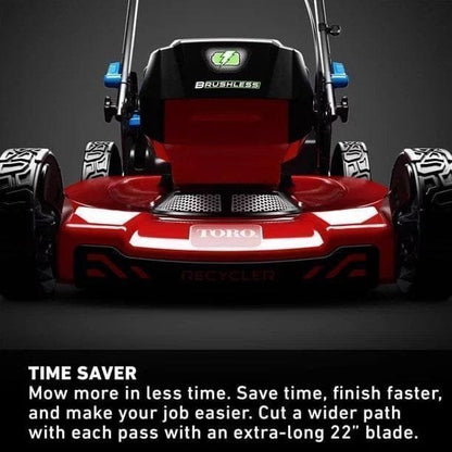 Flex-Force 60V Cordless 2-Tool Combo Kit 22 in. Recycler Walk Behind Lawn Mower & Leaf Blower w/Charger & Batteries