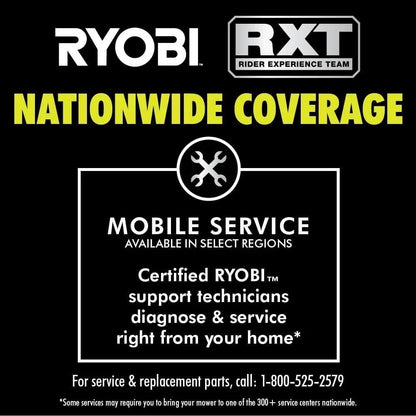RYOBI 80V HP Brushless 42 in. Battery Electric Cordless Zero Turn Riding Mower Batteries and Charger 80V Batteries 40V